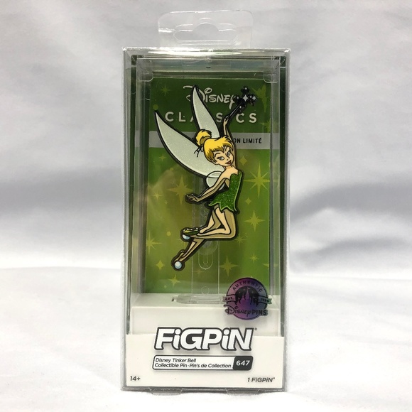 Disney Parks 2022 Tinker Bell Peter Pan FIGPIN #647 LR Pin - NEW - Picture 4 of 4